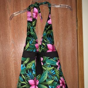 💜Final price! Floral swim suit top!